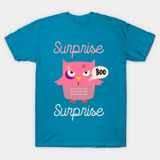 Surprise funny revenge pink owl halloween T-Shirt